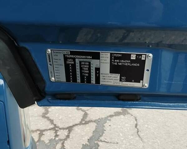 Синій Сканіа R 440, об'ємом двигуна 12.74 л та пробігом 150 тис. км за 94890 $, фото 4 на Automoto.ua