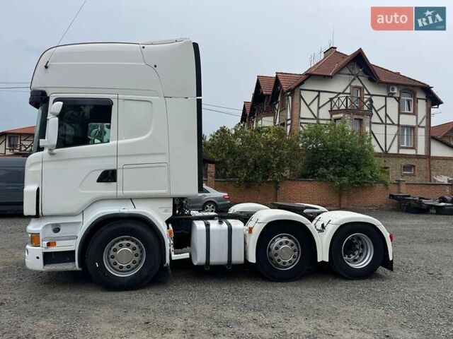 Белый Сканиа Р 480, объемом двигателя 12.74 л и пробегом 856 тыс. км за 21500 $, фото 3 на Automoto.ua