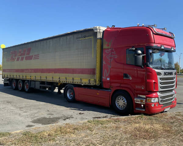Красный Сканиа Р 480, объемом двигателя 12.74 л и пробегом 140 тыс. км за 25000 $, фото 3 на Automoto.ua