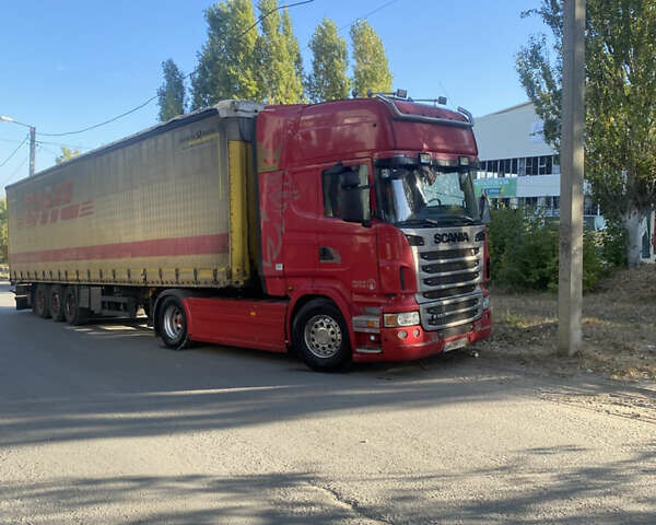 Красный Сканиа Р 480, объемом двигателя 12.74 л и пробегом 140 тыс. км за 25000 $, фото 1 на Automoto.ua