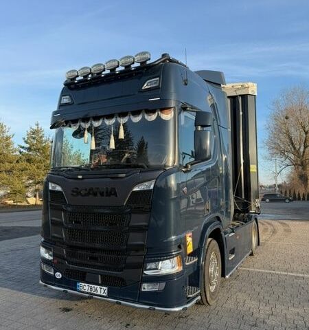 Синий Сканиа Р 500, объемом двигателя 12.74 л и пробегом 443 тыс. км за 120000 $, фото 1 на Automoto.ua