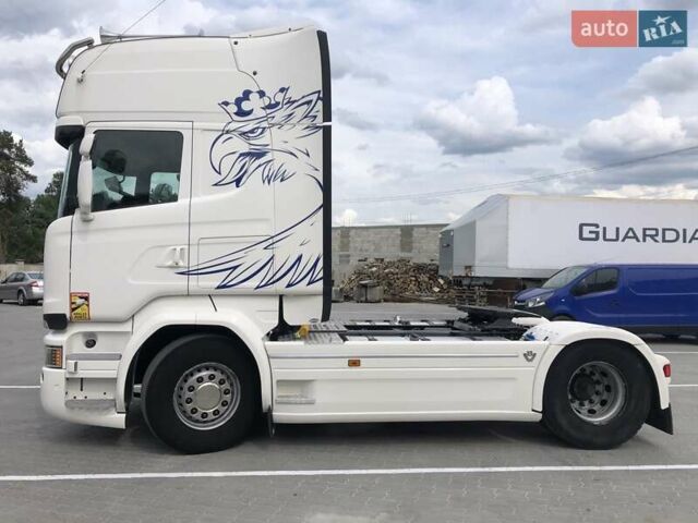 Белый Сканиа R 580, объемом двигателя 16.4 л и пробегом 580 тыс. км за 47000 $, фото 3 на Automoto.ua