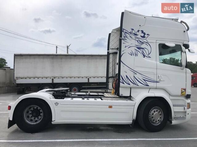Белый Сканиа R 580, объемом двигателя 16.4 л и пробегом 580 тыс. км за 47000 $, фото 6 на Automoto.ua