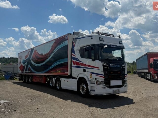 Белый Сканиа R 580, объемом двигателя 16.35 л и пробегом 466 тыс. км за 75797 $, фото 1 на Automoto.ua