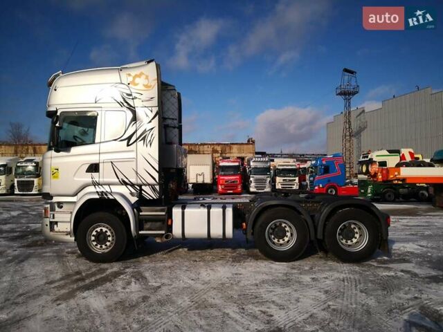 Серый Сканиа R 580, объемом двигателя 16.35 л и пробегом 708 тыс. км за 64742 $, фото 5 на Automoto.ua