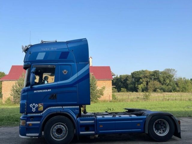 Синий Сканиа R 580, объемом двигателя 15.61 л и пробегом 2 тыс. км за 15000 $, фото 6 на Automoto.ua