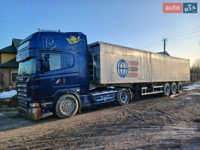 Синій Сканіа R 580, об'ємом двигуна 15.61 л та пробігом 845 тис. км за 43000 $, фото 1 на Automoto.ua