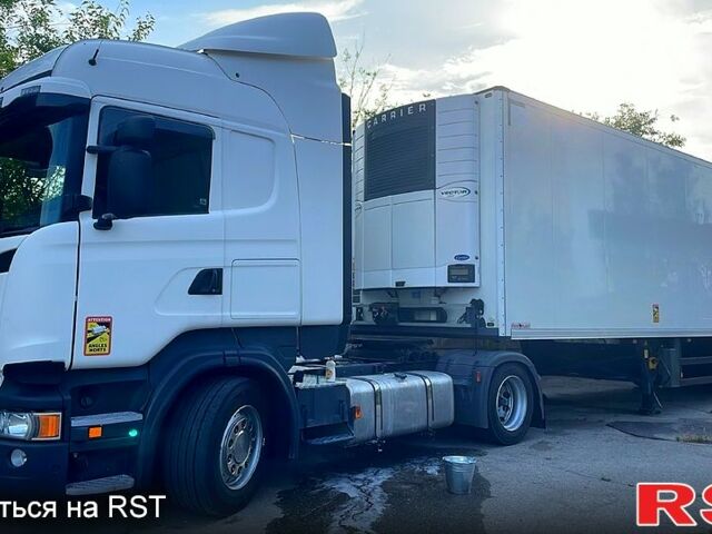 Белый Сканиа Р, объемом двигателя 12 л и пробегом 591 тыс. км за 27160 $, фото 2 на Automoto.ua