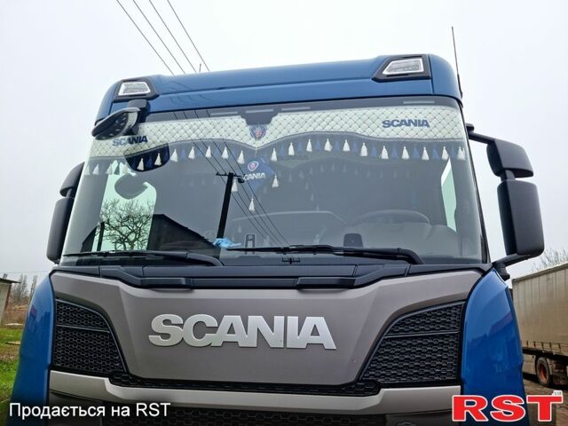 Синий Сканиа Р, объемом двигателя 12.5 л и пробегом 205 тыс. км за 95000 $, фото 7 на Automoto.ua