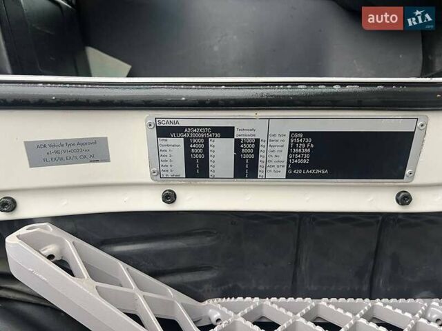 Сканиа  G420 2010 в Стрые на Automoto.ua Белый Сканиа  G420, объемом двигателя 11.71 л и пробегом 810 тыс. км за 20000 $, фото 7 на Automoto.ua