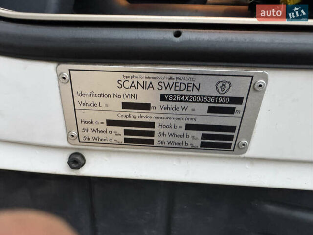 Білий Сканіа R 410, об'ємом двигуна 12.74 л та пробігом 1 тис. км за 32000 $, фото 18 на Automoto.ua