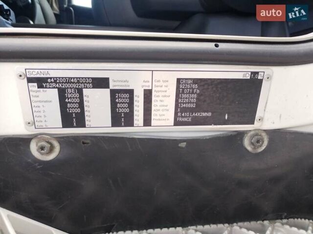 Белый Сканиа R 410, объемом двигателя 0 л и пробегом 713 тыс. км за 34400 $, фото 31 на Automoto.ua