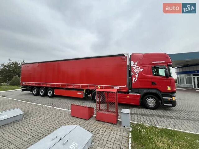 Красный Сканиа R 410, объемом двигателя 12.7 л и пробегом 930 тыс. км за 52000 $, фото 17 на Automoto.ua