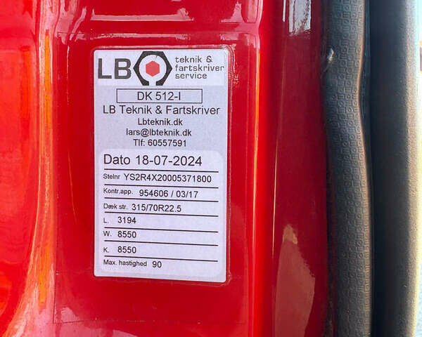 Красный Сканиа R 410, объемом двигателя 12.7 л и пробегом 700 тыс. км за 34000 $, фото 33 на Automoto.ua