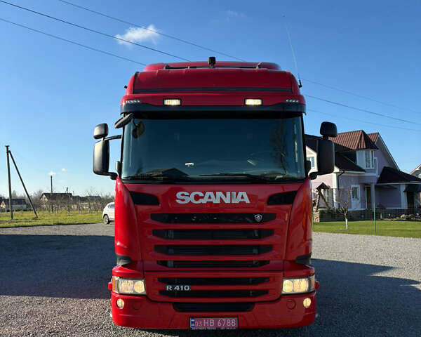 Красный Сканиа R 410, объемом двигателя 12.7 л и пробегом 700 тыс. км за 34000 $, фото 1 на Automoto.ua