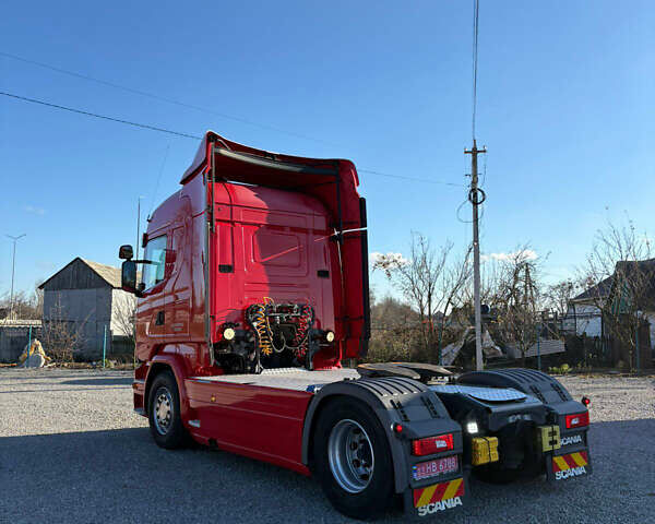 Красный Сканиа R 410, объемом двигателя 12.7 л и пробегом 700 тыс. км за 34000 $, фото 7 на Automoto.ua