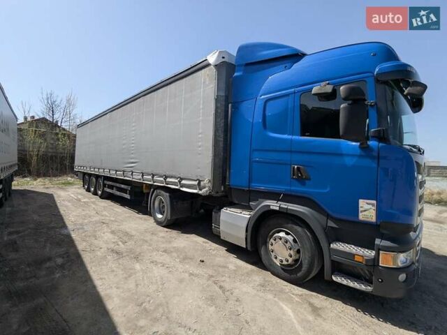 Синий Сканиа R 410, объемом двигателя 12.74 л и пробегом 975 тыс. км за 44889 $, фото 2 на Automoto.ua