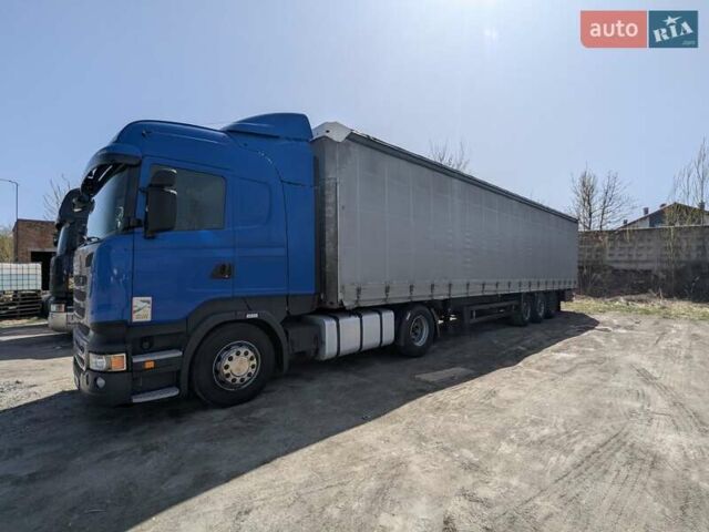 Синий Сканиа R 410, объемом двигателя 12.74 л и пробегом 975 тыс. км за 44889 $, фото 1 на Automoto.ua