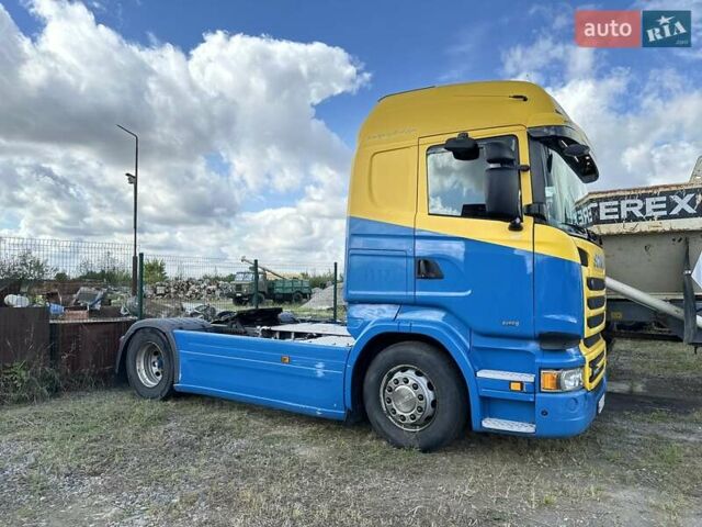 Синий Сканиа R 410, объемом двигателя 12.74 л и пробегом 943 тыс. км за 18500 $, фото 1 на Automoto.ua