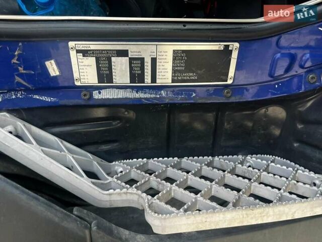 Синій Сканіа R 410, об'ємом двигуна 12.74 л та пробігом 828 тис. км за 31000 $, фото 15 на Automoto.ua