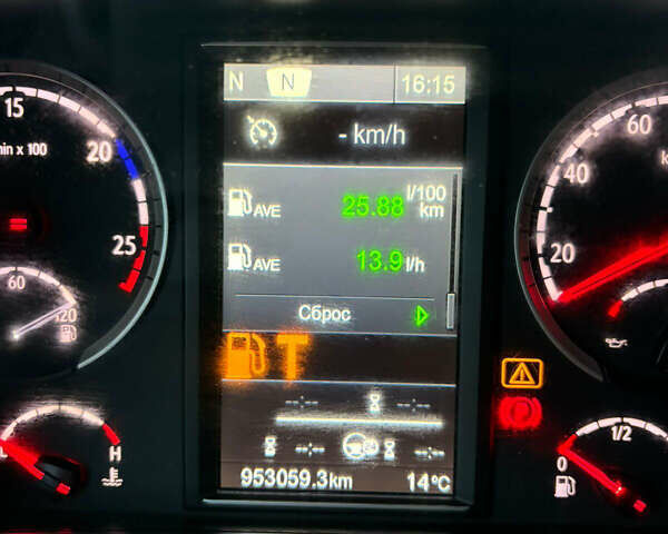 Помаранчевий Сканіа R 410, об'ємом двигуна 12.7 л та пробігом 953 тис. км за 29900 $, фото 47 на Automoto.ua