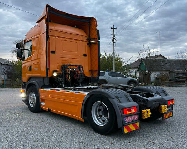 Помаранчевий Сканіа R 410, об'ємом двигуна 12.7 л та пробігом 953 тис. км за 29900 $, фото 4 на Automoto.ua