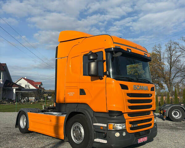 Помаранчевий Сканіа R 410, об'ємом двигуна 12.7 л та пробігом 953 тис. км за 29900 $, фото 13 на Automoto.ua