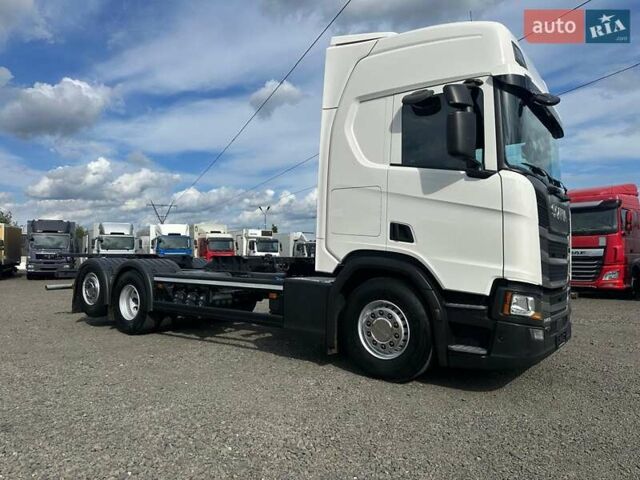 Белый Сканиа R 450, объемом двигателя 12.8 л и пробегом 612 тыс. км за 74900 $, фото 4 на Automoto.ua