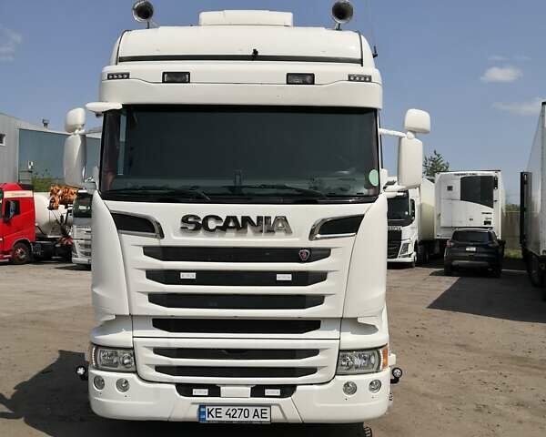 Белый Сканиа R 450, объемом двигателя 12.74 л и пробегом 829 тыс. км за 41177 $, фото 1 на Automoto.ua