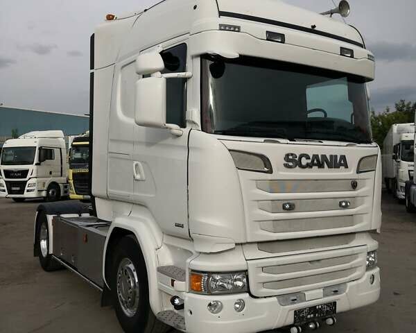 Белый Сканиа R 450, объемом двигателя 12.74 л и пробегом 829 тыс. км за 38338 $, фото 1 на Automoto.ua