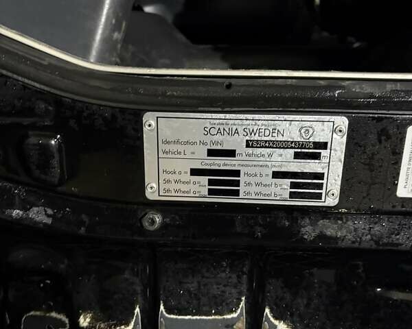 Черный Сканиа R 450, объемом двигателя 12.7 л и пробегом 803 тыс. км за 38646 $, фото 23 на Automoto.ua