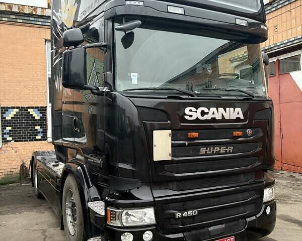 Черный Сканиа R 450, объемом двигателя 12.7 л и пробегом 803 тыс. км за 38646 $, фото 4 на Automoto.ua