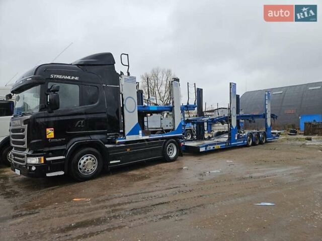 Черный Сканиа R 450, объемом двигателя 12.74 л и пробегом 676 тыс. км за 117000 $, фото 4 на Automoto.ua