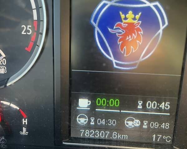 Красный Сканиа R 450, объемом двигателя 12.74 л и пробегом 782 тыс. км за 35700 $, фото 5 на Automoto.ua