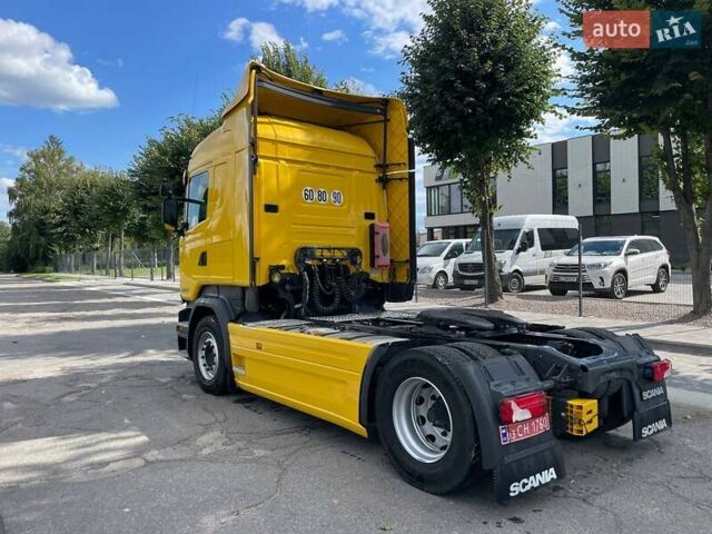 Желтый Сканиа R 450, объемом двигателя 12.74 л и пробегом 861 тыс. км за 33000 $, фото 4 на Automoto.ua