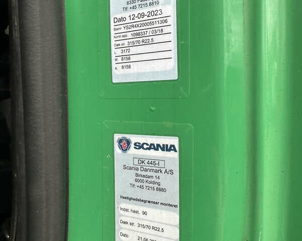 Зелений Сканіа R 450, об'ємом двигуна 12.7 л та пробігом 730 тис. км за 44500 $, фото 3 на Automoto.ua