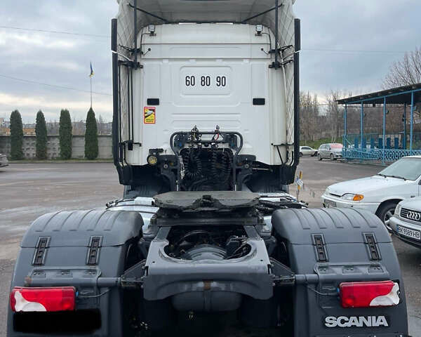Белый Сканиа R 490, объемом двигателя 12.74 л и пробегом 812 тыс. км за 27700 $, фото 7 на Automoto.ua