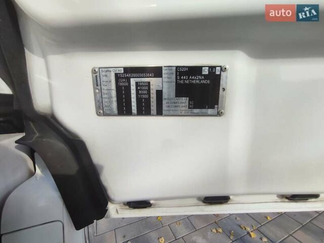 Білий Сканіа S 500, об'ємом двигуна 12.76 л та пробігом 410 тис. км за 100000 $, фото 2 на Automoto.ua