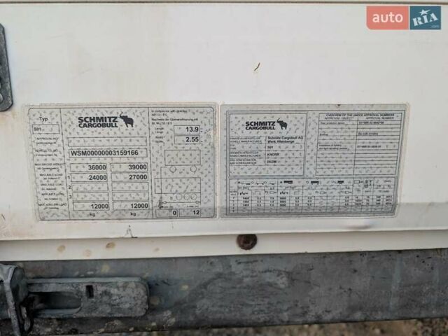 Сірий Шмітц Каргобулл C01, об'ємом двигуна 0 л та пробігом 0 тис. км за 10200 $, фото 1 на Automoto.ua
