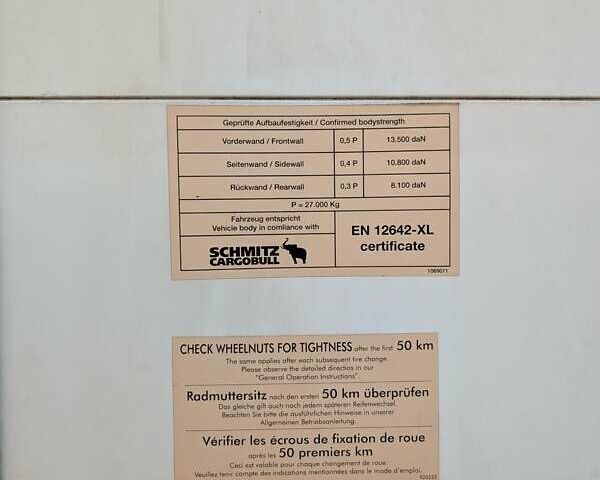 Сірий Шмітц Каргобулл C01, об'ємом двигуна 0 л та пробігом 0 тис. км за 10200 $, фото 2 на Automoto.ua