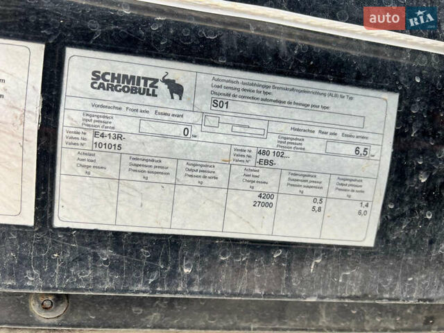 Шмитц Каргобулл C01 2010 в Луцке на Automoto.ua Серый Шмитц Каргобулл C01, объемом двигателя 0 л и пробегом 500 тыс. км за 8300 $, фото 12 на Automoto.ua