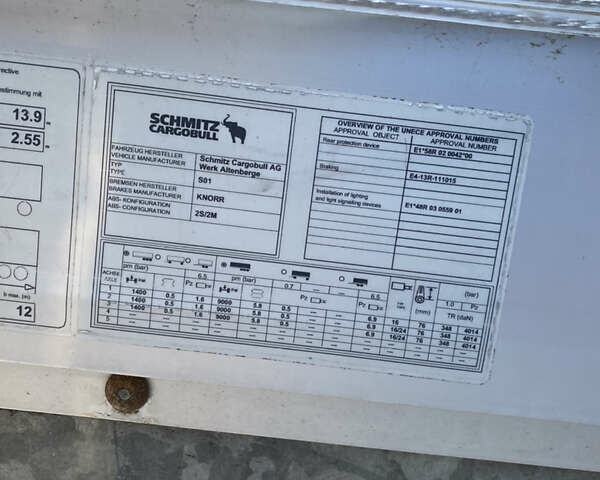 Сірий Шмітц Каргобулл C01, об'ємом двигуна 0 л та пробігом 0 тис. км за 11500 $, фото 30 на Automoto.ua