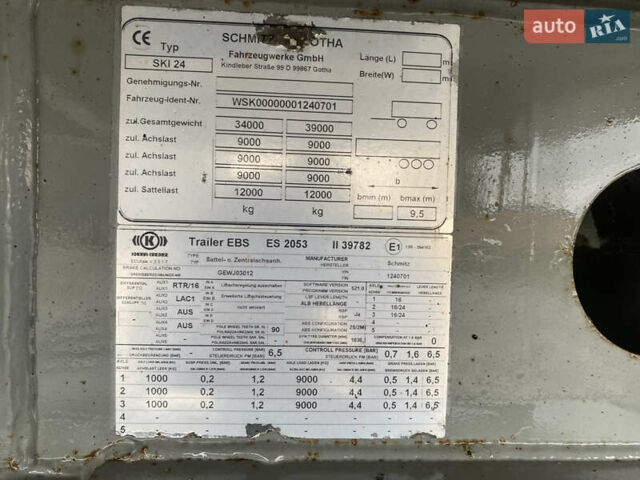 Шмитц Каргобулл САФ, объемом двигателя 0 л и пробегом 111 тыс. км за 25500 $, фото 26 на Automoto.ua
