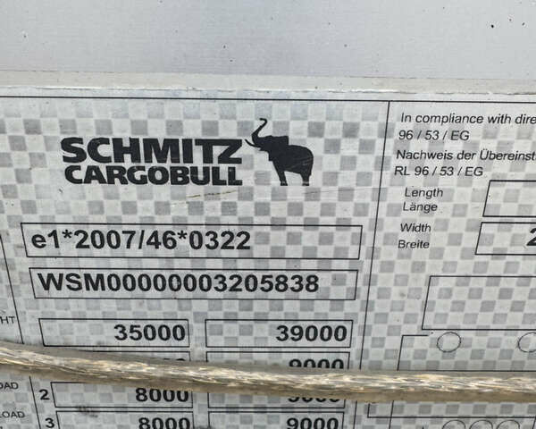 Сірий Шмітц Каргобулл САФ, об'ємом двигуна 0 л та пробігом 200 тис. км за 16300 $, фото 17 на Automoto.ua