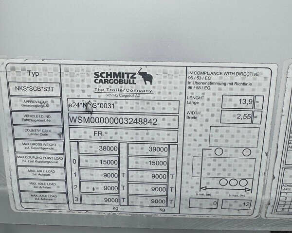 Шмитц Каргобулл Cargobull, объемом двигателя 0 л и пробегом 400 тыс. км за 15715 $, фото 20 на Automoto.ua