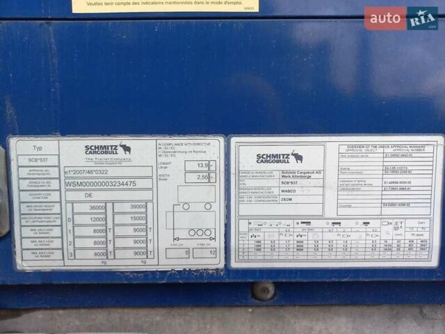 Синій Шмітц Каргобулл Cargobull, об'ємом двигуна 0 л та пробігом 0 тис. км за 13650 $, фото 4 на Automoto.ua