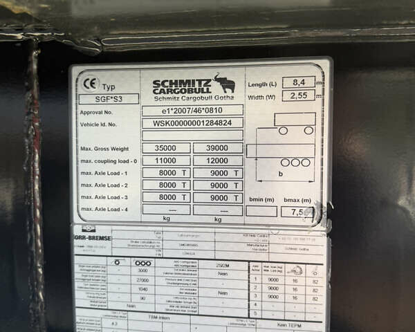 Синій Шмітц Каргобулл S3, об'ємом двигуна 0 л та пробігом 0 тис. км за 21500 $, фото 1 на Automoto.ua