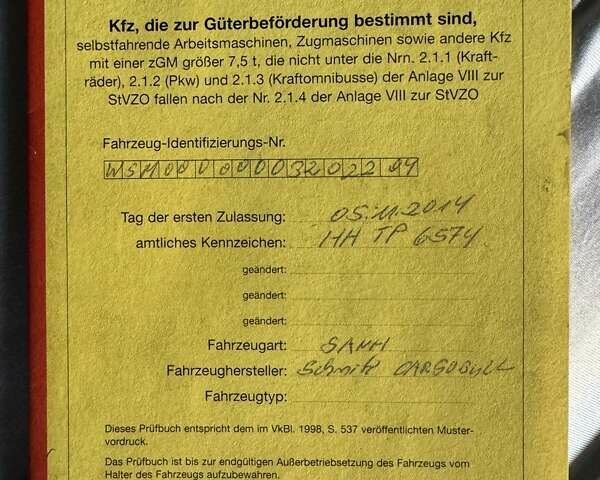 Шмитц Каргобулл SCB S3T, объемом двигателя 0 л и пробегом 661 тыс. км за 12599 $, фото 13 на Automoto.ua