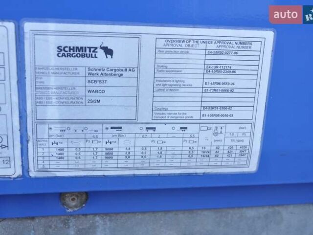Шмитц Каргобулл SCB S3T, объемом двигателя 0 л и пробегом 300 тыс. км за 17500 $, фото 27 на Automoto.ua