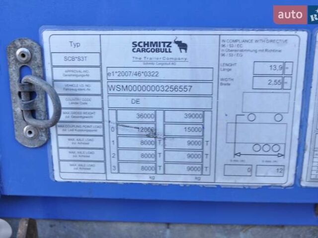 Шмитц Каргобулл SCB S3T, объемом двигателя 0 л и пробегом 300 тыс. км за 17500 $, фото 28 на Automoto.ua
